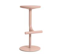 MAGIS tabouret pivotant à hauteur variable TIBU (Rose - acier verni et polyuréthane)