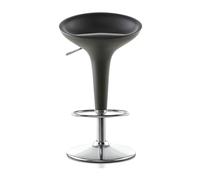 Magis Bombo - Tabouret réglable en hauteur 50-74cm gris anthracite support en acier chromé
