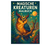 Magische Kreaturen Malbuch: 50 fantastische Illustrationen von Fabelwesen und Legenden: Für Kinder und Erwachsene zum Ausmalen und Träumen