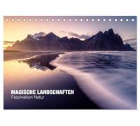 Magische Landschaften - Faszination Natur (Tischkalender 2026 DIN A5 quer), CALVENDO Monatskalender: Wunderschöne Landschaften aufgenommen in epischen Lichtstimmungen