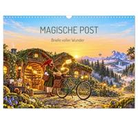 MAGISCHE POST - Briefe voller Wunder (Wandkalender 2027 DIN A3 quer), CALVENDO Monatskalender: Ein Postbote liefert magische Briefe.