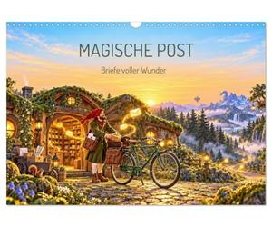 MAGISCHE POST - Briefe voller Wunder (Wandkalender 2027 DIN A3 quer), CALVENDO Monatskalender: Ein Postbote liefert magische Briefe.