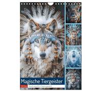 Magische Tiergeister (Wandkalender 2026 DIN A4 hoch), CALVENDO Monatskalender: Magische Tiergeister sind faszinierende Wesen, die in den Tiefen der Natur verborgen sind.