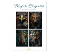 Magische Tiergesichter (Wandkalender 2026 DIN A3 hoch), CALVENDO Monatskalender: Magische Tiergesichter ist ein Kalender voller mysteriöser Tiere, die darauf warten erweckt zu werden.