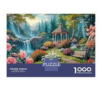 Magischer Garten 1000 Stück Dicke Karton Jigsaw Puzzle Für Erwachsene, Gazebo, Dekompression Spaß Aktivität Beste Geschenk Für Puzzle-Liebhaber 52x38cm/1000pcs