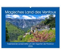 Magisches Land des Ventoux (Wandkalender 2026 DIN A2 quer), CALVENDO Monatskalender: Die Gegend um den Mont Ventoux gilt als eine der schönsten in der ... man den Berg aller Berge, den Mont Ventoux