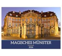 Magisches Münster (Wandkalender 2026 DIN A2 quer), CALVENDO Monatskalender: Die Universitätsstadt Münster ist eine Stadt der Wissenschaft und der gemütlichen, westfälischen Lebensart.