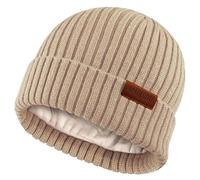 MAGISDU Bonnet Enfant Bebe Fille Garcon Laine Mérinos Casquette Chauffant Doublure Chapeau Hiver Chaud