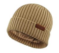 MAGISDU Bonnet Enfant Bebe Fille Garcon Laine Mérinos Casquette Chauffant Doublure Chapeau Hiver Chaud