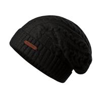MAGISDU Bonnet Hiver Femme Chapeau en Laine Mérinos avec Doublure en Polaire Long Beanie Hat Chic Chaud Doux et Confortable