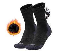 MAGISDU Chaussettes Chaudes Femme et Homme Laine Alpaga Chaussettes Thermiques Hautes Epaisse Anti Froid Hiver Running Ski Randonnée pour SnowBoard Sport Taille 35-51 Lot de 2
