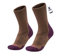 MAGISDU Chaussettes Chaudes Femme et Homme Laine Alpaga Chaussettes Thermiques Hautes Epaisse Anti Froid Hiver Running Ski Randonnée pour SnowBoard Sport Taille 35-51 Lot de 2