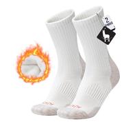 MAGISDU Chaussettes Chaudes Femme et Homme Laine Alpaga Chaussettes Thermiques Hautes Epaisse Anti Froid Hiver Running Ski Randonnée pour SnowBoard Sport Taille 35-51 Lot de 2