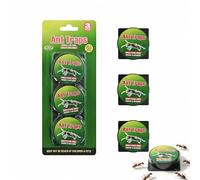 MagiSel Lot de 3 appâts pour fourmis, propres et faciles à utiliser, pour une utilisation intérieure et extérieure, pour cuisine, maison, patio et jardin, sans odeur, non toxique, sans danger pour les