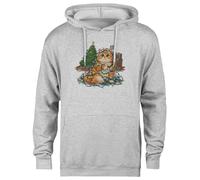 MAGITONE Cher Père Noël Je Peux Vous Expliquer Pull À Capuche Gris Unisexe sans Sexe Unisex Grey Hoodie Genderless Pullover