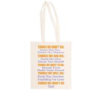 MAGITONE Choses Rétro Que Nous Aimions Mais Que Nous Ne Voulions Pas Unisexe Totebag Beige Shopping Sack Réutilisable Unisex Totebag Beige Shopping Sack Reusable