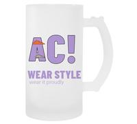 MAGITONE Conception De Vêtements Ac Tasse À Bière En Verre Avec Poignée Glass Beer Cup Handled Beverage Mug