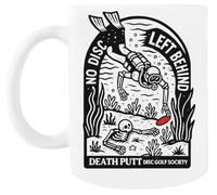 MAGITONE Disc Golf Vintage Tasse À Café Blanche Tasse À Thé En Céramique White Coffee Mug Ceramic Tea Cup