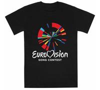 MAGITONE Eurovision Song Contest T-Shirt Noir pour Enfants T-Shirt À Manches Courtes pour Enfants
