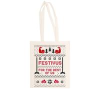 MAGITONE Festivus Pour Le Reste D'entre Nous Unisexe Totebag Beige Shopping Sack Réutilisable Unisex Totebag Beige Shopping Sack Reusable