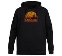 MAGITONE Golf - Que Le Parcours Soit avec Vous Pull À Capuche Noir Unisexe sans Genre Unisex Black Hoodie Men Women