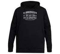 MAGITONE Grognon Ce n'est Pas qu'un Mot Pull À Capuche Noir Unisexe sans Genre Unisex Black Hoodie Men Women