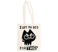 MAGITONE J'ai Quitté Mon Lit Pour Ça Unisexe Totebag Beige Shopping Sack Réutilisable Unisex Totebag Beige Shopping Sack Reusable