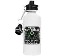 MAGITONE Je Ne Suis Pas Un Bug Antisocial Bouteille D'eau Blanche En Acier Inoxydable White Coffee Mug Ceramic Tea Cup