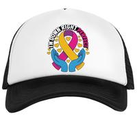 MAGITONE Je suis Tout Simplement Parfait(E) (Syndrome De Down) Casquette Snapback Enfant Blanche Kid Kid White Snapback Children Baseball Cap