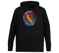 MAGITONE Je suis Tout Simplement Parfait(E) (Syndrome De Down) Pull À Capuche Noir Unisexe sans Genre Unisex Black Hoodie Men Women