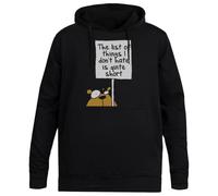 MAGITONE La Liste des Choses Que Je Ne Déteste Pas Pull À Capuche Noir Unisexe sans Genre Unisex Black Hoodie Men Women