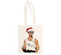 MAGITONE Lumières De Noël De Joe Jonas Unisexe Totebag Beige Shopping Sack Réutilisable Unisex Totebag Beige Shopping Sack Reusable