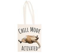 MAGITONE Mode Détente Activé Unisexe Totebag Beige Shopping Sack Réutilisable Unisex Totebag Beige Shopping Sack Reusable