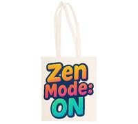 MAGITONE Mode Zen : Activé Vibrant Unisexe Totebag Beige Shopping Sack Réutilisable Unisex Totebag Beige Shopping Sack Reusable