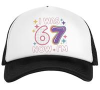 MAGITONE Mon 7e Anniversaire J'avais 6 Ans Maintenant J'en AI 7 Casquette Snapback Enfant Blanche Kid Kid White Snapback Children Baseball Cap