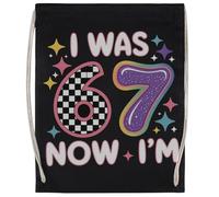 MAGITONE Mon 7e Anniversaire J'avais 6 Ans Maintenant J'en Ai 7 Sac De Sport Unisexe Sac De Sport Noir Unisex Sport Bag Black Gym Sack