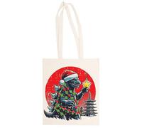 MAGITONE Monstre Japonais De Noël Unisexe Totebag Beige Shopping Sack Réutilisable Unisex Totebag Beige Shopping Sack Reusable