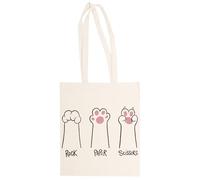 MAGITONE Pierre-Feuille-Ciseaux Unisexe Totebag Beige Shopping Sack Réutilisable Unisex Totebag Beige Shopping Sack Reusable
