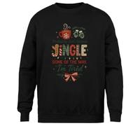MAGITONE Probablement Juste Un Petit Tintement Pull Noir Unisexe Ras du Cou sans Sexe Unisex Black Jumper Genderless Crewneck