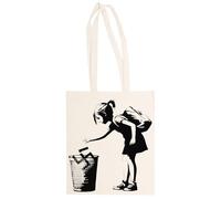 MAGITONE Putain Nzs Ab Dans Tanière Eimer Unisexe Totebag Beige Shopping Sack Réutilisable Unisex Totebag Beige Shopping Sack Reusable