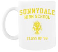 MAGITONE Sunnydale High School Class Of '99 Mug en Céramique Blanc Café White Coffee Mug Ceramic Tea Cup