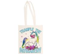 Magitone Trample The Patriarchy, Smash The Patriarchy Unisexe Totebag Beige Shopping Sack Réutilisable