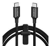 Magix Câble USB C 60W 1M Noir, Charge Rapide PD 3.0 3A, Vitesse de Transfert de Données 480Mo/s, Compatible avec Macbook Pro/Air, iPad Pro 2021/Air 5, Galaxy S23/S22 Ultra, Pixel 7 6