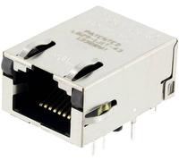 MagJack Gigabit Ethernet 8 Transformateur avec LEDs ULP BEL Stewart Connectors L829-1J1T-43 RJ45 embase femelle horizontale Gigabit Ethernet Pôle: 8P8C