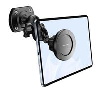 MAGJIEYX Support Tablette Mural, Magnétique Porte iPad Murale pour Cuisine Salle de Sport Bureau Réglage à 360° Compatible avec iPad Pro Air Mini Galaxy Tab E-Reader All 4.7-12.9" Devices