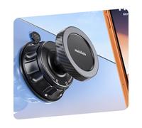 MAGJIEYX Ventouse Support Téléphone Voiture, Portable Support magnétique pour Cuisine Fitness Maquillage Vlogs Rotatif à 360° pour iPhone 17 16 15 14 Smartphones Stick on Mirror Glass Window Fridge