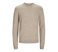 JACK & JONES Pull-over beige / camel / beige chiné, Taille L