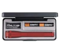 Maglite AA LED Lampe Torche avec Coffret de présentation Rouge Rouge N/A
