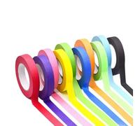 MAGLITT 10 Rouleaux Masking Tape, Washi Tape Ruban Adhésif Décoratif, Masquage Papier Coloré pour Scrapbooking Journal Artisanat de Bricolage Enseignant Enfants (15mm×13m)