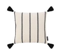 MAGMA Housse de coussin « OYO », 40 x 40 cm, avec pompons (40 x 40 cm)